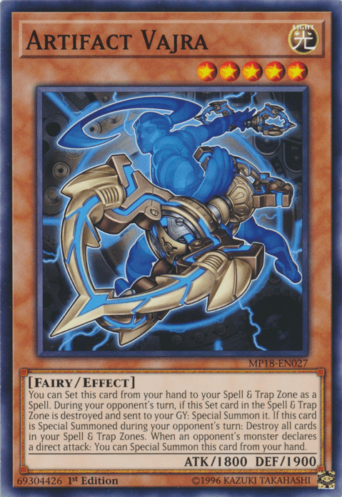 Artifact Vajra [MP18-EN027] Common - Josh's Cards