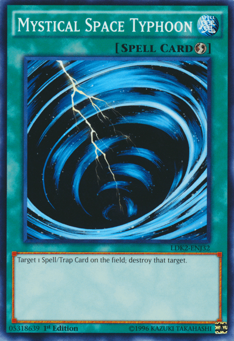 Mystical Space Typhoon [LDK2-ENJ32] Common - Josh's Cards