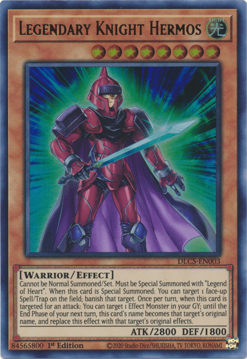 Legendary Knight Hermos [DLCS-EN003] Ultra Rare - Josh's Cards