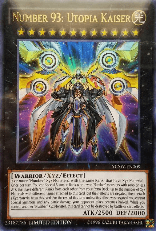 Number 93: Utopia Kaiser [YCSW-EN009] Ultra Rare - Josh's Cards