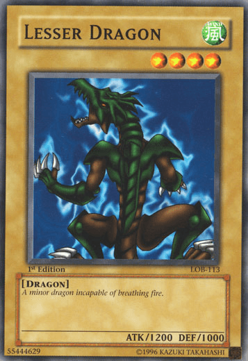 Lesser Dragon [LOB-113] Common - Josh's Cards
