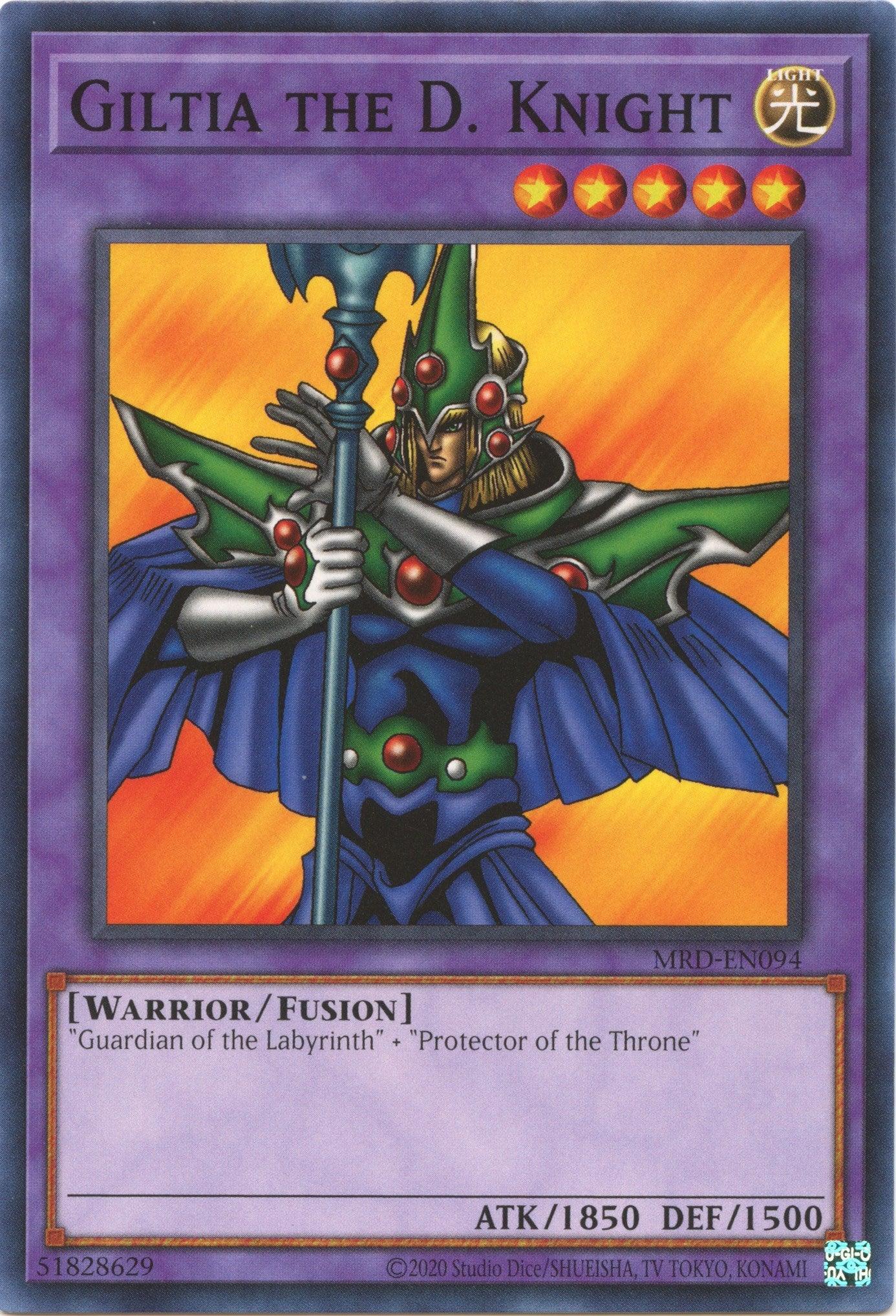 Giltia the D. Knight (25th Anniversary) [MRD-EN094] Common - Josh's Cards