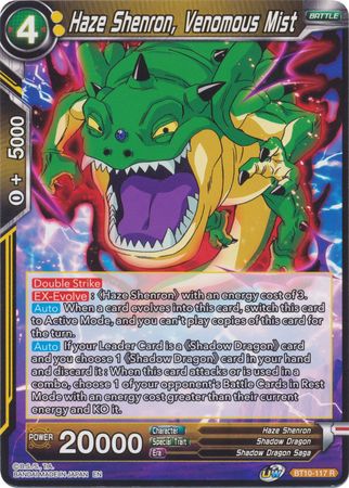 Haze Shenron, Venomous Mist (BT10-117) [Rise of the Unison Warrior 2nd Edition] Parallel Foil
