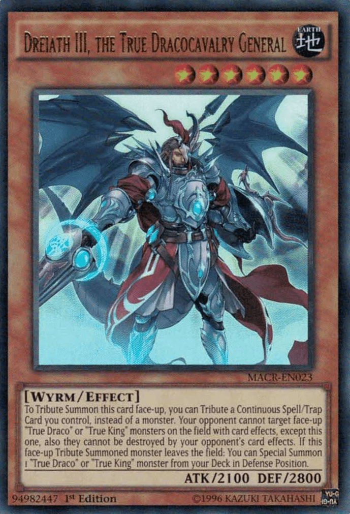 Dreiath III, the True Dracocavalry General [MACR-EN023] Ultra Rare - Josh's Cards