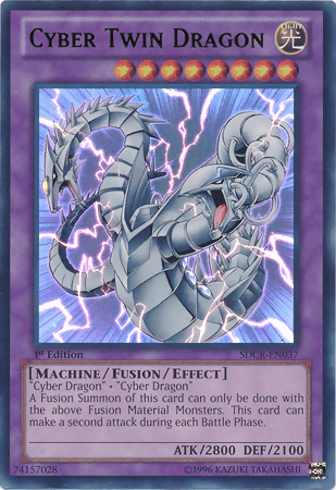 Cyber Twin Dragon [SDCR-EN037] Ultra Rare - Josh's Cards