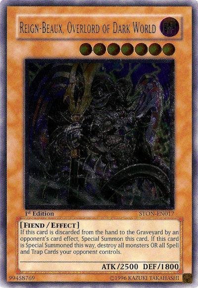 Reign-Beaux, Overlord of Dark World [STON-EN017] Ultimate Rare - Josh's Cards