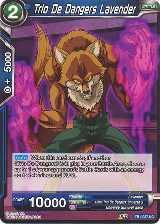 Trio De Dangers Lavender (TB1-037) [The Tournament of Power] Parallel Foil