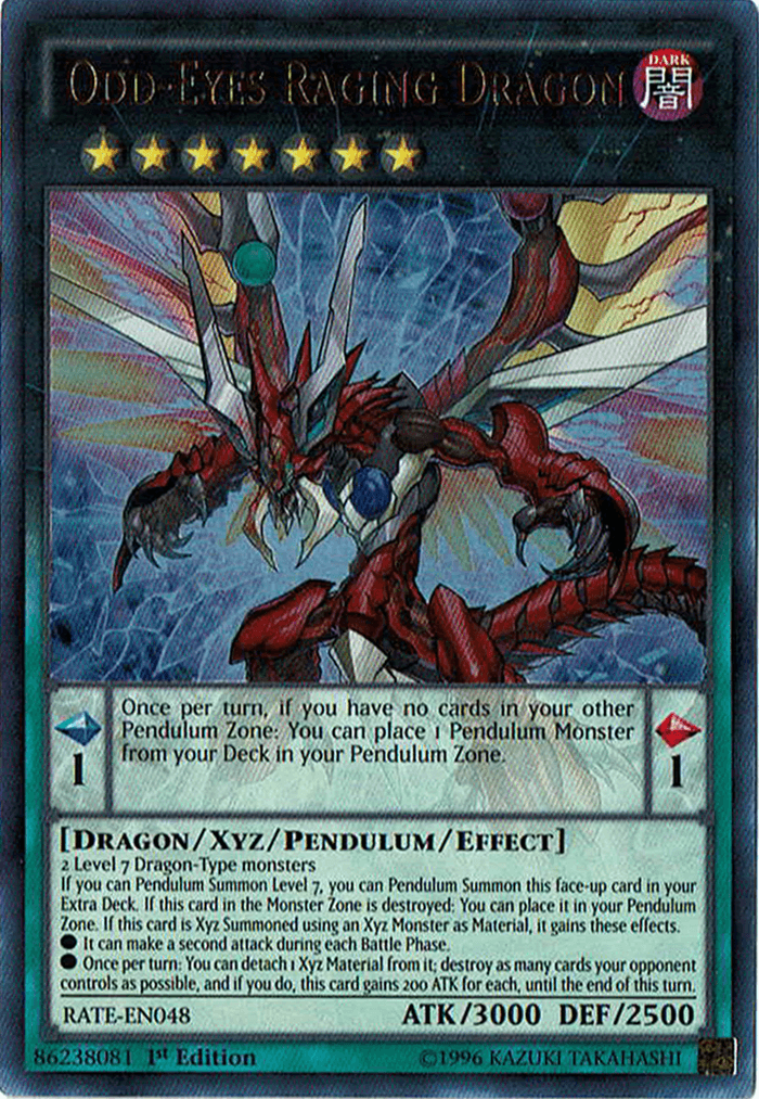 Odd-Eyes Raging Dragon [RATE-EN048] Ultra Rare - Josh's Cards