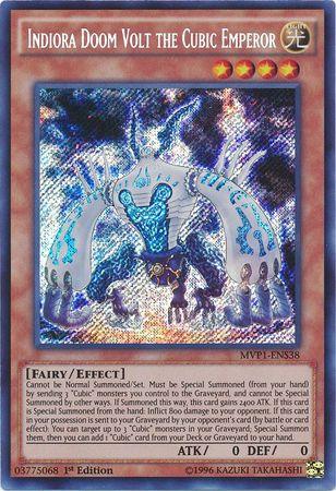 Indiora Doom Volt the Cubic Emperor [MVP1-ENS38] Secret Rare - Josh's Cards