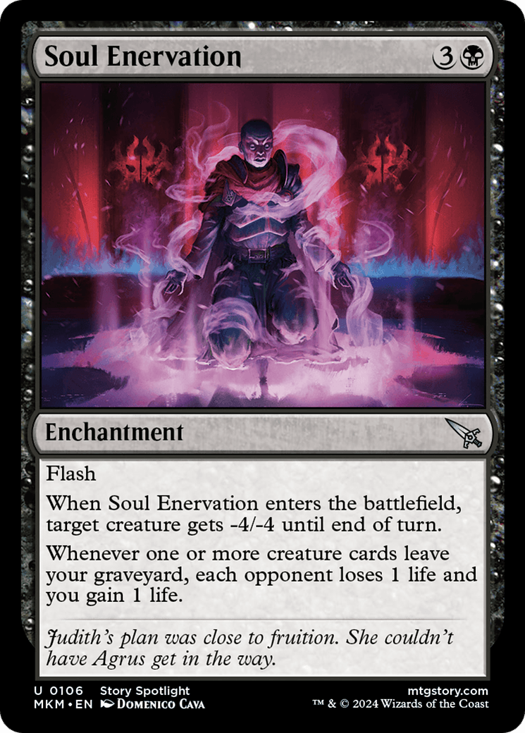 Soul Enervation [Murders at Karlov Manor] - Josh's Cards