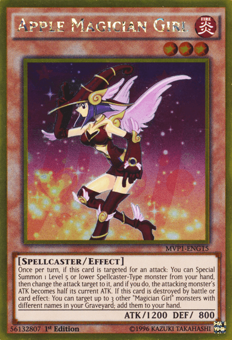 Apple Magician Girl [MVP1-ENG15] Gold Rare - Josh's Cards
