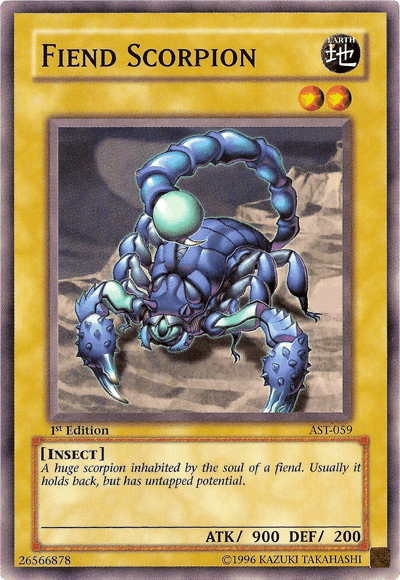 Fiend Scorpion [AST-059] Common - Josh's Cards