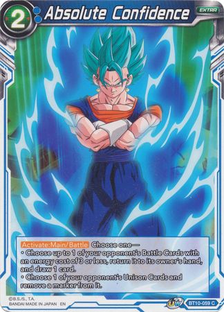 Absolute Confidence (BT10-059) [Rise of the Unison Warrior 2nd Edition] Parallel Foil