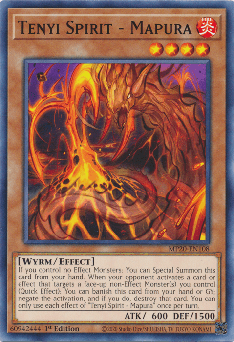 Tenyi Spirit - Mapura [MP20-EN108] Common - Josh's Cards