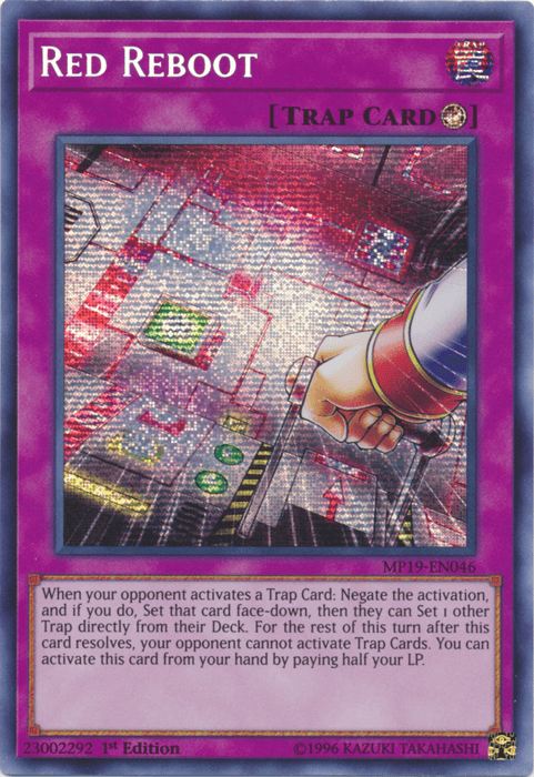 Red Reboot [MP19-EN046] Prismatic Secret Rare - Josh's Cards