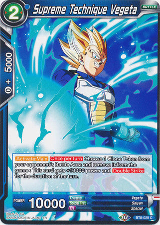 Supreme Technique Vegeta (BT8-029) [Malicious Machinations] Parallel Foil