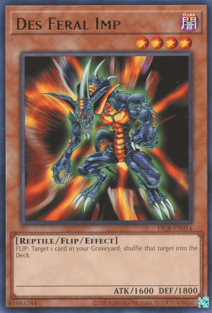 Des Feral Imp [DCR-EN014] Rare - Josh's Cards