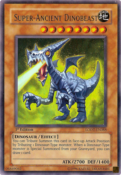 Super-Ancient Dinobeast (LODT-EN088) - Light of Destruction Unlimited