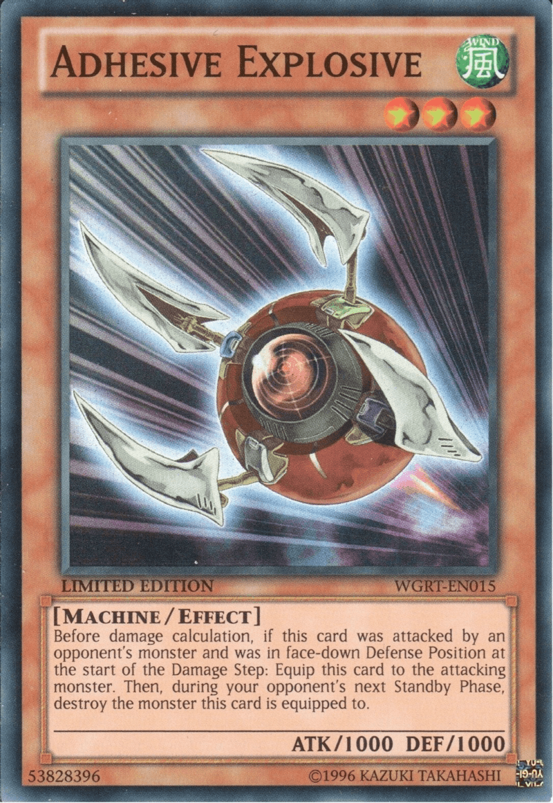 Adhesive Explosive [WGRT-EN015] Super Rare - Josh's Cards