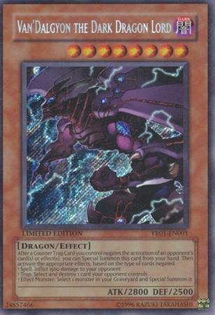 Van'Dalgyon The Dark Dragon Lord [YR01-EN001] Secret Rare - Josh's Cards