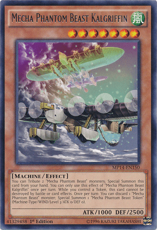 Mecha Phantom Beast Kalgriffin [MP14-EN150] Rare - Josh's Cards
