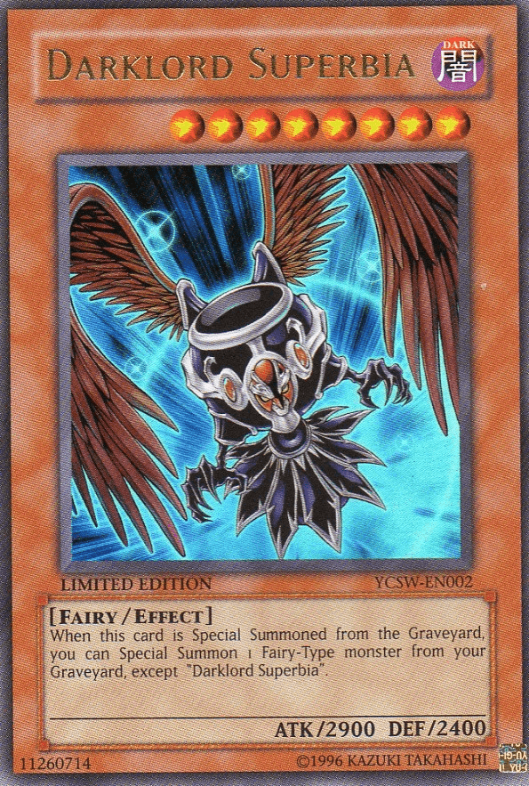Darklord Superbia [YCSW-EN002] Ultra Rare - Josh's Cards