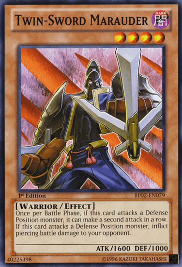 Twin-Sword Marauder [BP02-EN079] Mosaic Rare - Josh's Cards