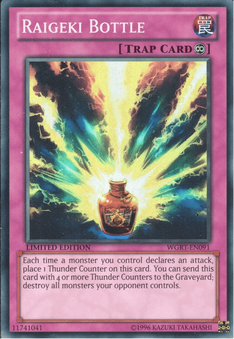 Raigeki Bottle [WGRT-EN091] Super Rare - Josh's Cards