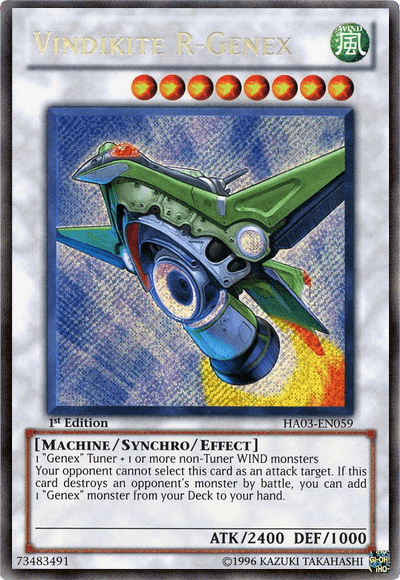 Vindikite R-Genex [HA03-EN059] Secret Rare - Josh's Cards