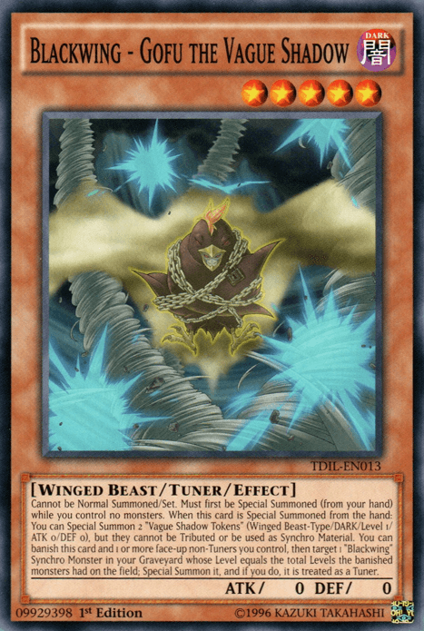 Blackwing - Gofu the Vague Shadow [TDIL-EN013] Common - Josh's Cards