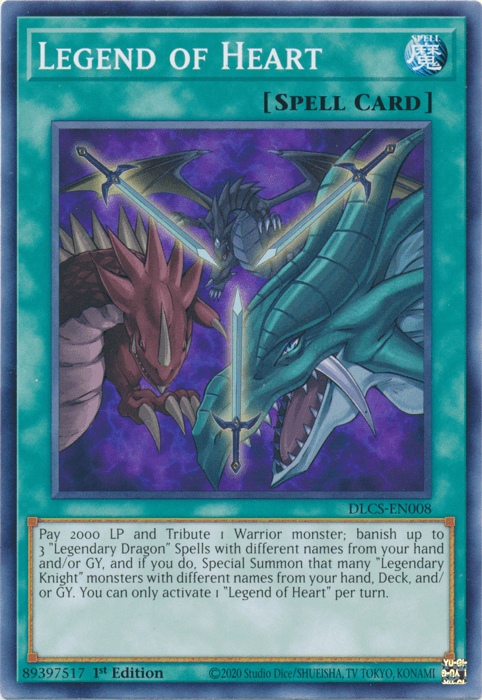 Legend of Heart [DLCS-EN008] Common - Josh's Cards