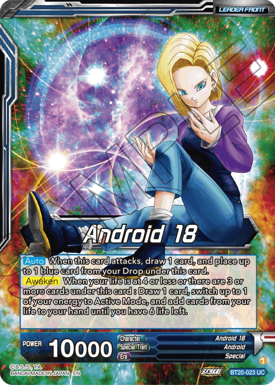 Android 18 // Android 18, Impenetrable Rushdown (BT20-023) [Power Absorbed] Parallel Foil