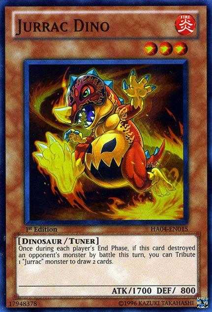 Jurrac Dino [HA04-EN015] Super Rare - Josh's Cards