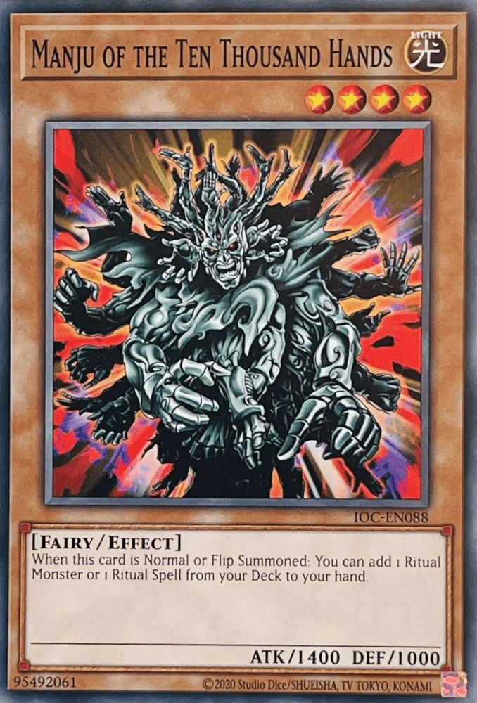 Manju of the Ten Thousand Hands (25th Anniversary) [IOC-EN088] Common - Josh's Cards