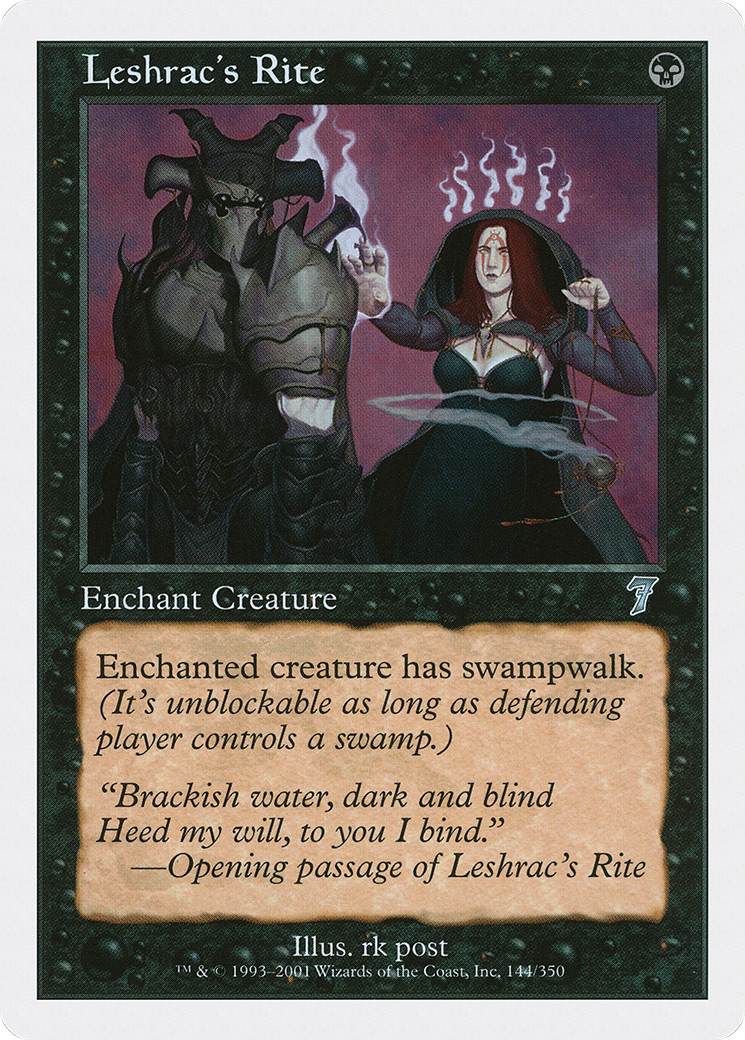 Leshrac's Rite [Seventh Edition] Foil
