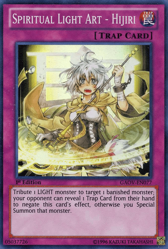 Spiritual Light Art - Hijiri [GAOV-EN077] Super Rare - Josh's Cards