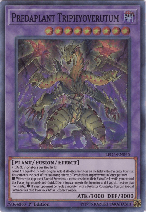 Predaplant Triphyoverutum [LED5-EN045] Super Rare - Josh's Cards