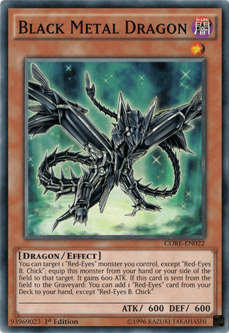 Black Metal Dragon [CORE-EN022] Common - Josh's Cards