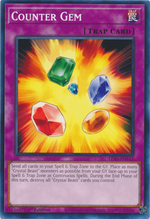 Counter Gem [LDS1-EN113] Common - Josh's Cards