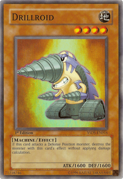 Drillroid [YSDS-EN016] Super Rare - Josh's Cards