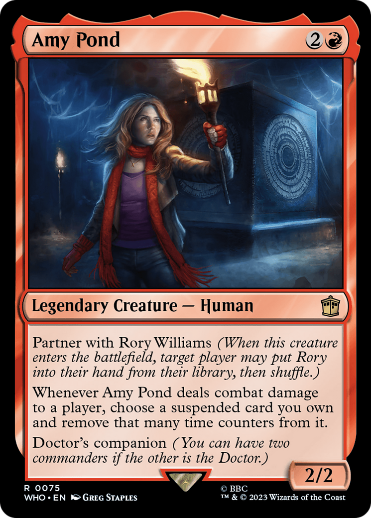 Amy Pond (WHO-075) - Doctor Who Foil
