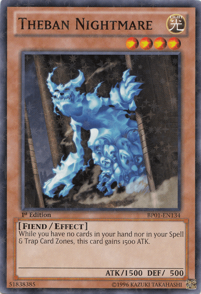 Theban Nightmare [BP01-EN134] Starfoil Rare - Josh's Cards
