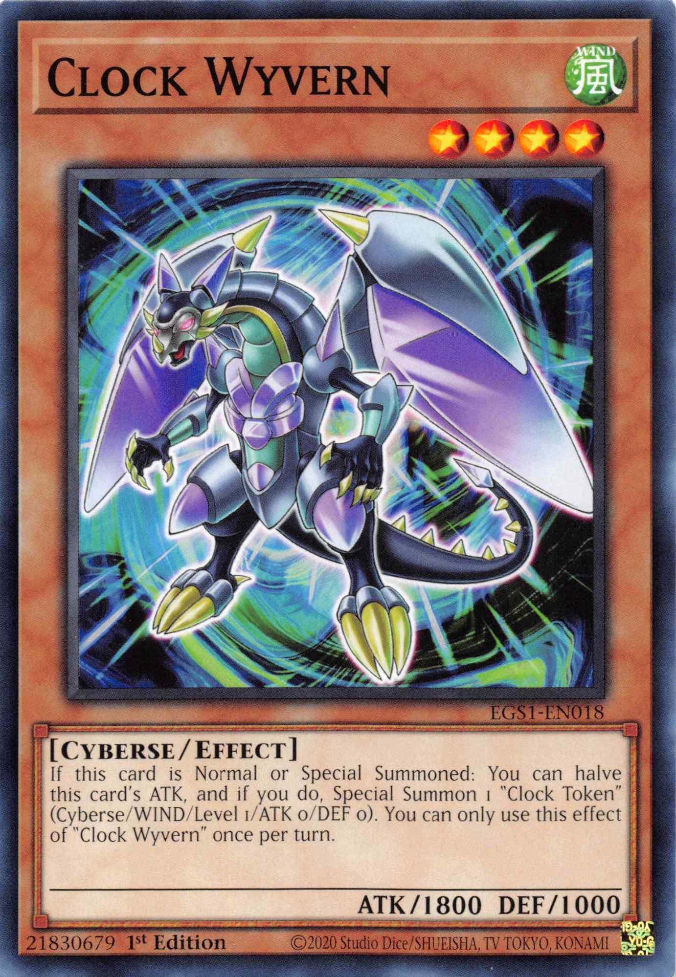 Clock Wyvern [EGS1-EN018] Common - Josh's Cards