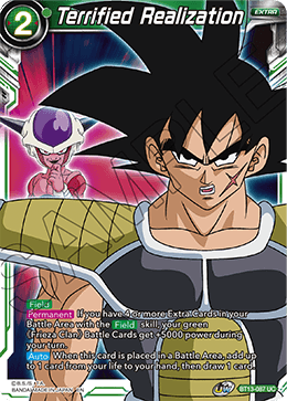 Terrified Realization (Uncommon) (BT13-087) [Supreme Rivalry] Parallel Foil