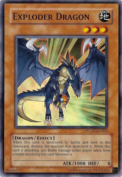 Exploder Dragon [WC07-EN002] Super Rare - Josh's Cards