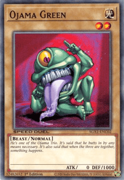 Ojama Green [SGX1-ENC02] Common - Josh's Cards