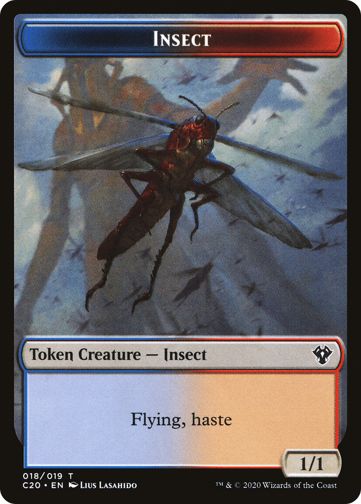 Treasure // Insect Double-Sided Token [Secret Lair: Heads I Win, Tails You Lose Tokens] - Josh's Cards