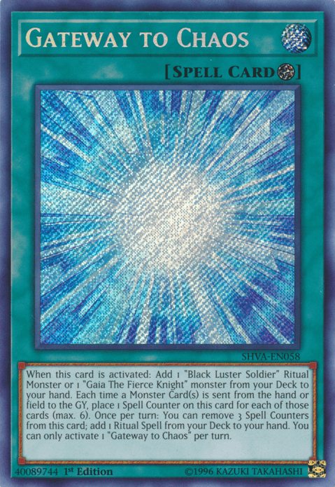 Gateway to Chaos [SHVA-EN058] Secret Rare - Josh's Cards