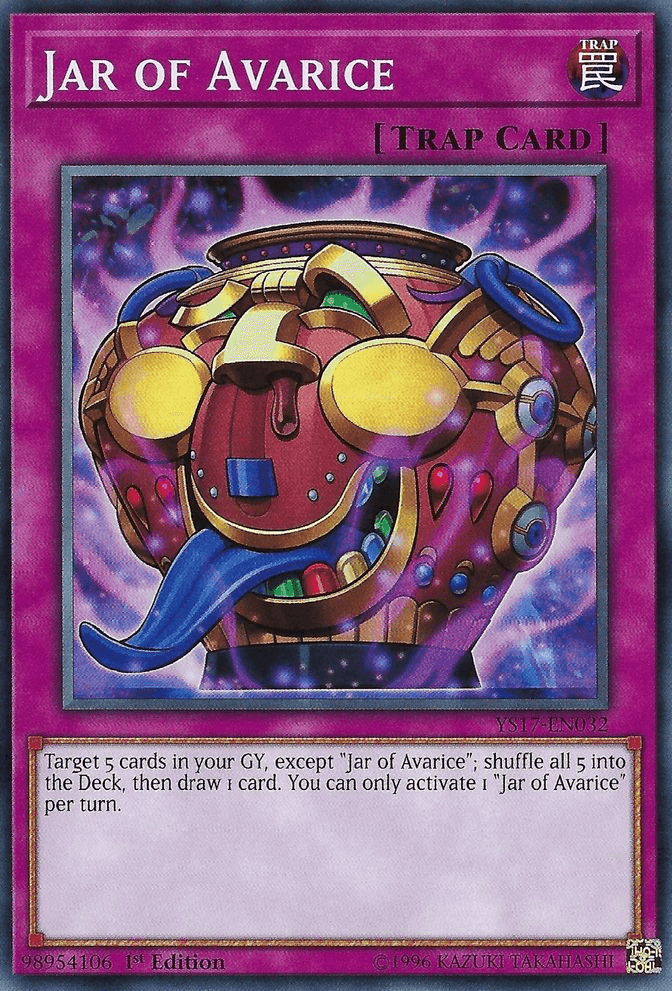 Jar of Avarice [YS17-EN032] Common - Josh's Cards
