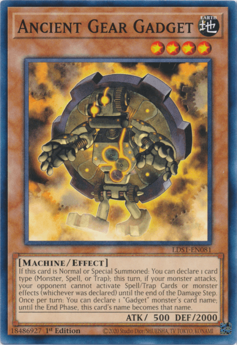 Ancient Gear Gadget [LDS1-EN081] Common - Josh's Cards